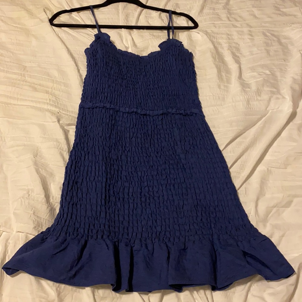 Blue tank top dress